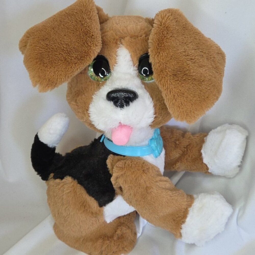 Fur Real Friends Chatty Charlie Barking Beagle 2017 Hasbro Working